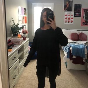 bcbgeneration black blouse